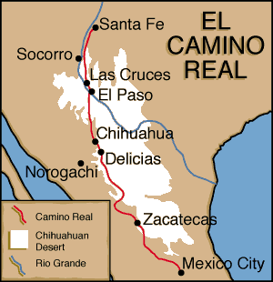 Map of El Camino Real