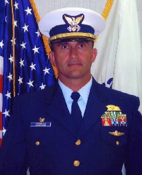 A photograph of LCDR Jose Luis Rodriguez, USCG