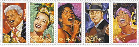 Latin Music Legends stamp