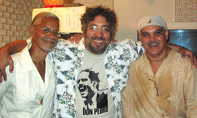 Bobby Gonzalez, Ibrahim Gonzalez and Nando Alvaricci at WBAI Sunday, August 20, 2006