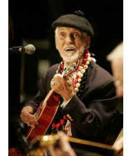 Article Tab: Ukulele and jazz legend Bill Tapia died in his Westminster home Friday. He was 103. He is seen here performing at his 100th birthday celebration at the Warner Grand Theater in San Pedro.