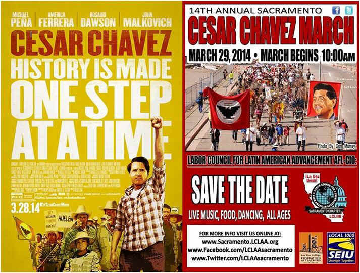 Photo: Sacramento Cesar Chavez Weekend *MARCH 28th & 29th*
La Lucha Sigue. Gather your friends and family to watch the Movie Friday and Take to the Streets Saturday!
Movie, March & Festival. 
SI SE PUEDE!