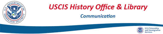 u s c i s history office and library communication