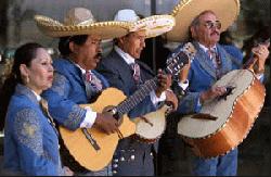 The Mariachi group Lety y los Casadores perform at TMCC to welcome actor Edward James Olmos who made an appearance at the college to talk to students for Cinco de Mayo. - Scott Sady / Reno Gazette-Journal