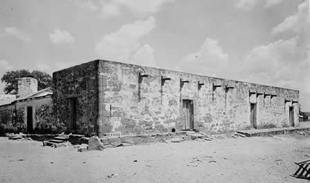 One of the buildings of the Trevio-Uribe Rancho