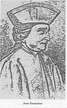 Spanish colonizer Jos de Escandn