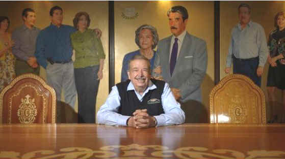 Miguel Gonzlez in the Northgate Gonzlez Markets boardroom in Anaheim. Gonzlez runs his family business, a supermarket that caters to Latinos.
