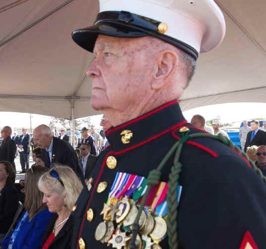 Sgt. Harold Wadley served with Staff Sgt. Reckless during the Korean War.