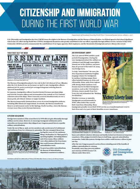 USCIS WWI Poster